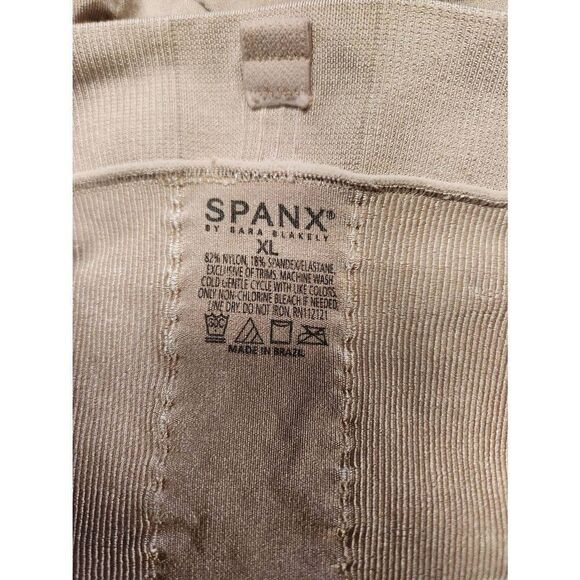 Spanx High Waisted Mid Thigh Short Size XL Beige Build Your Own Bodysuit - Picture 3 of 3